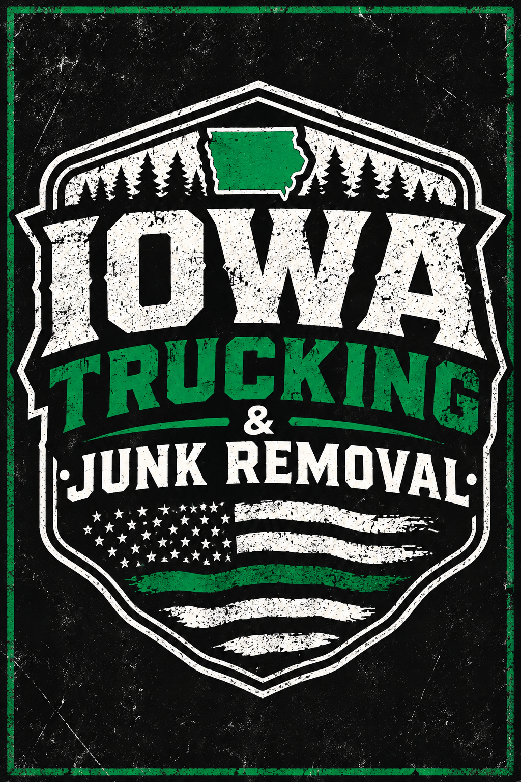 Iowa Trucking and Junk Removal logo